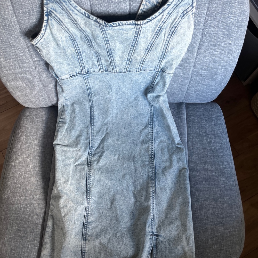 Denim Sleeveless Dress